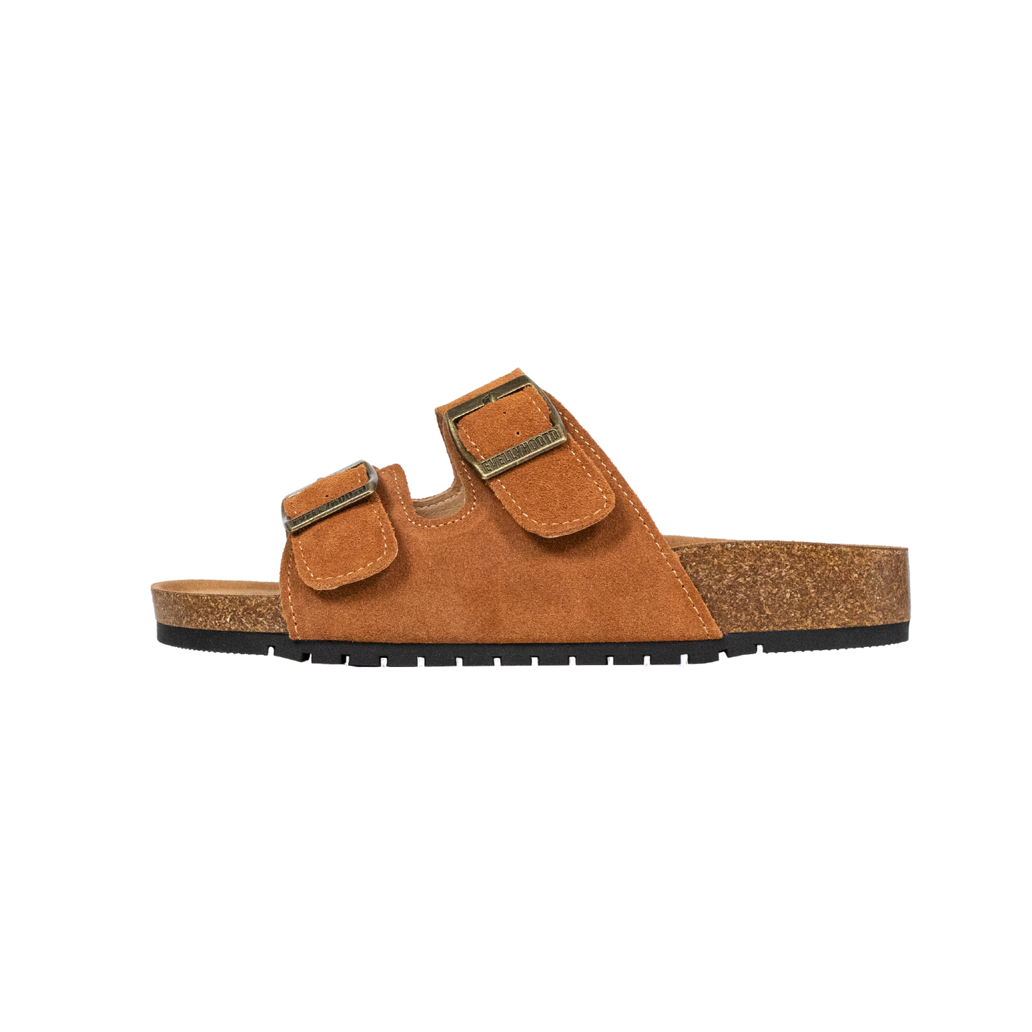 MARQUETE — Suede Dual Buckle Sandals