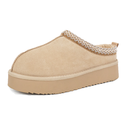 CALIANA — Platform Fur-Lined Loafers