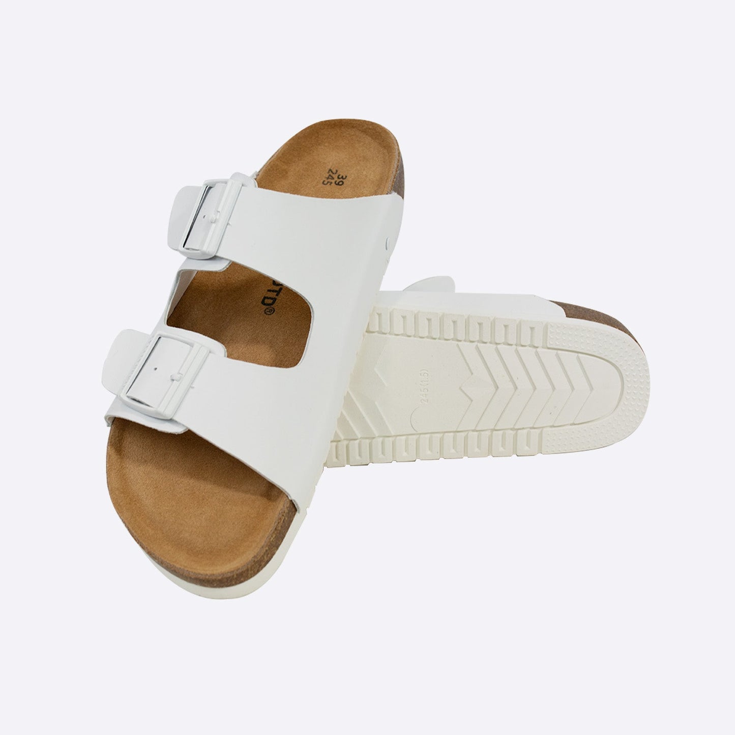 CERANO - Dual Buckle Cork Sandals
