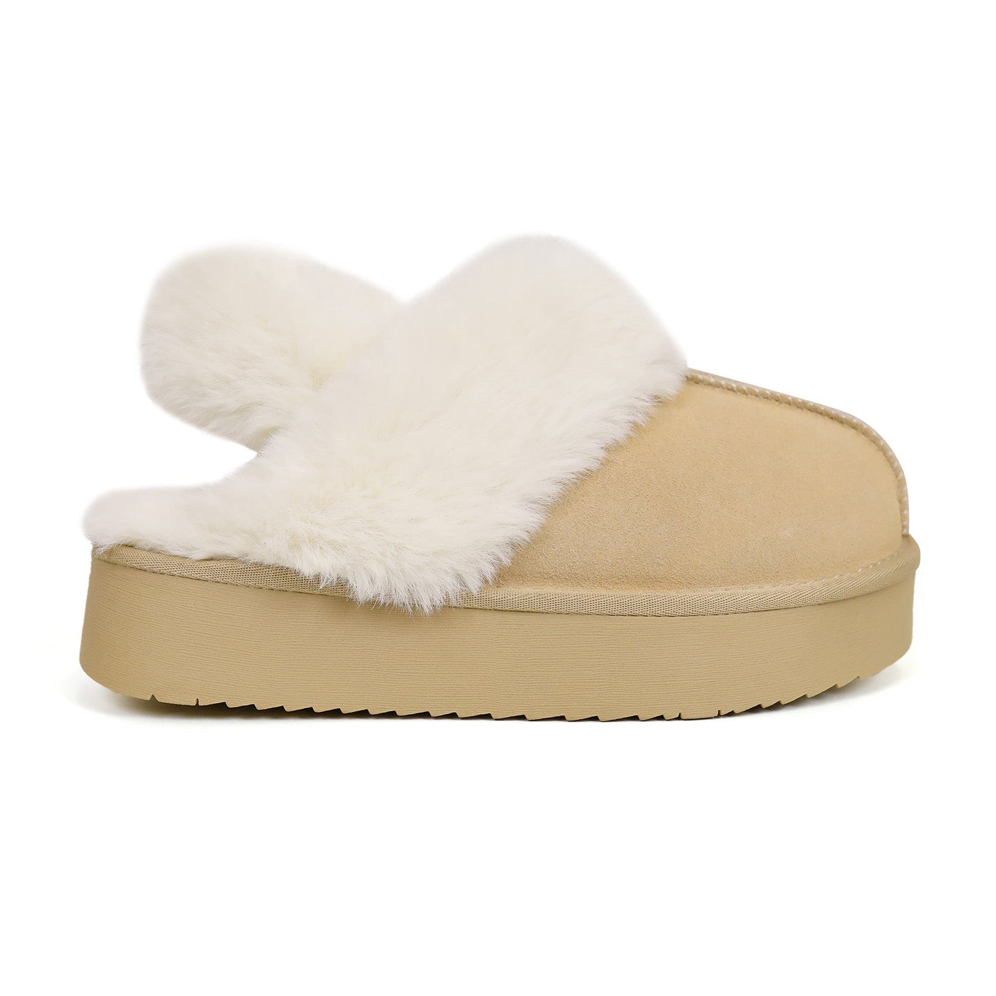 FLORENSA — Twin-Strap Fur Mules