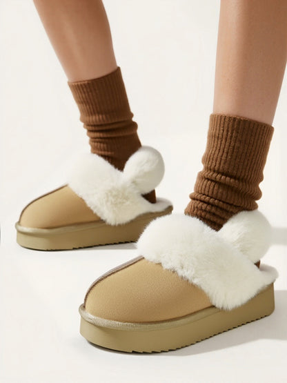 FLORENSA — Twin-Strap Fur Mules