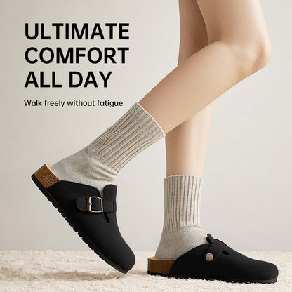 ARISOL — Suede Cork Clogs