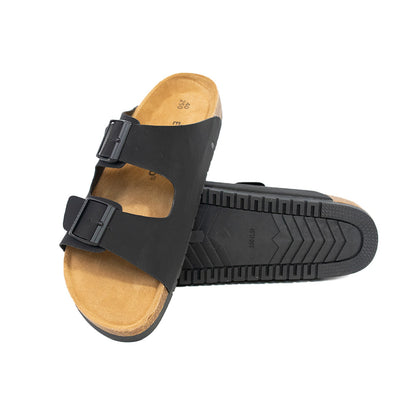 CERANO - Dual Buckle Cork Sandals