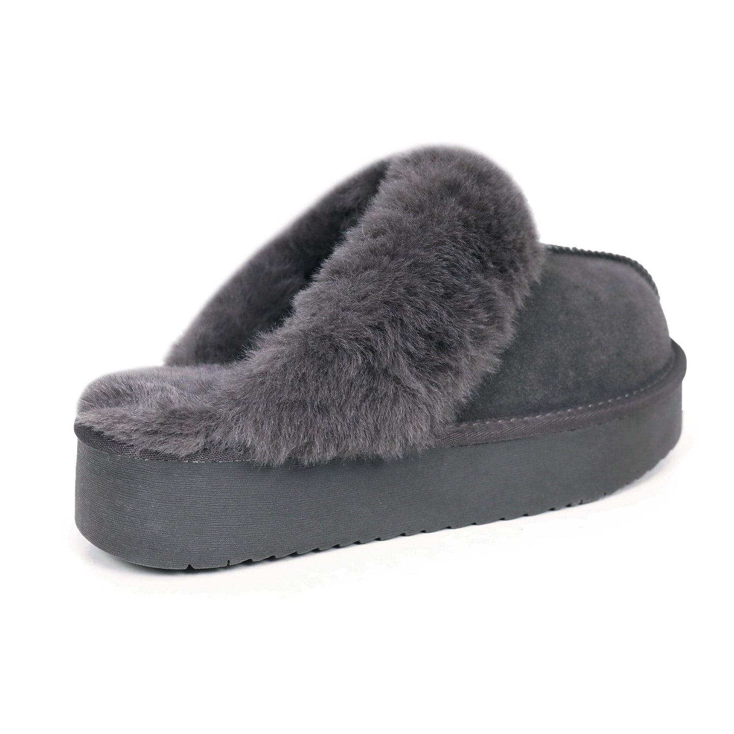 FLORENSA — Twin-Strap Fur Mules