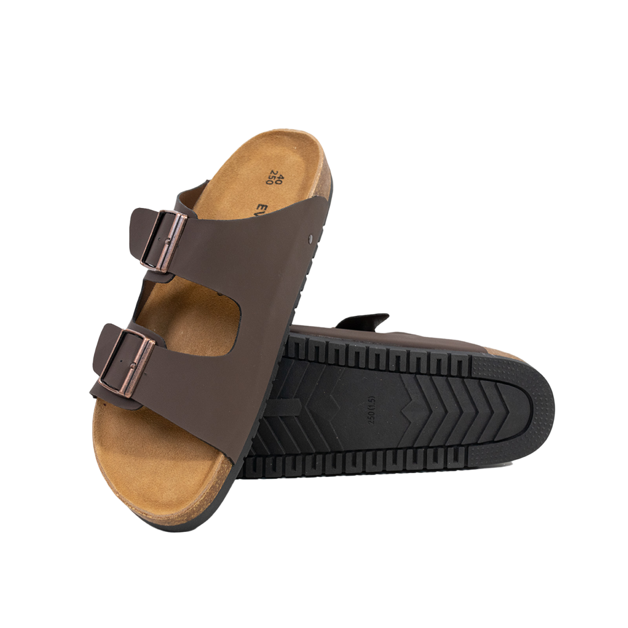 CERANO - Dual Buckle Cork Sandals