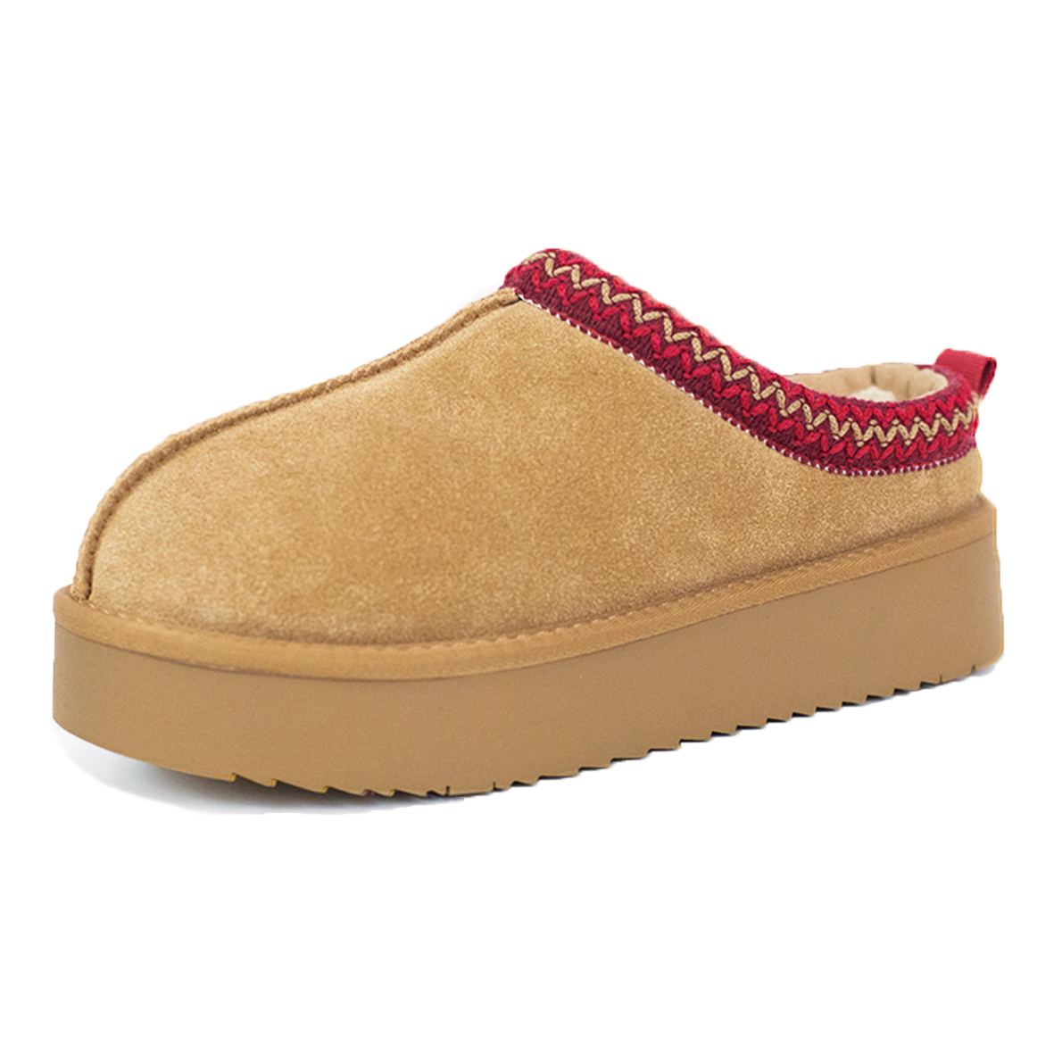 CALIANA — Platform Fur-Lined Loafers