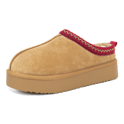 CALIANA — Platform Fur-Lined Loafers