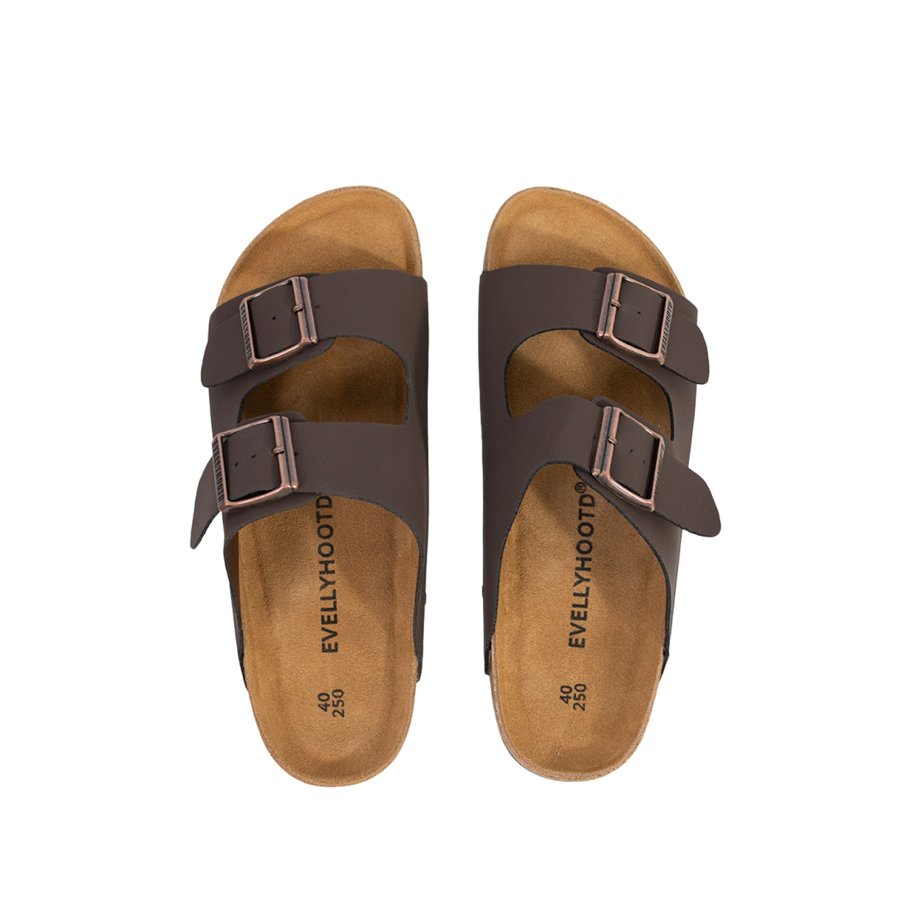 CERANO - Dual Buckle Cork Sandals