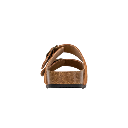 MARQUETE — Suede Dual Buckle Sandals