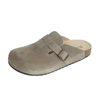 ARISOL — Suede Cork Clogs