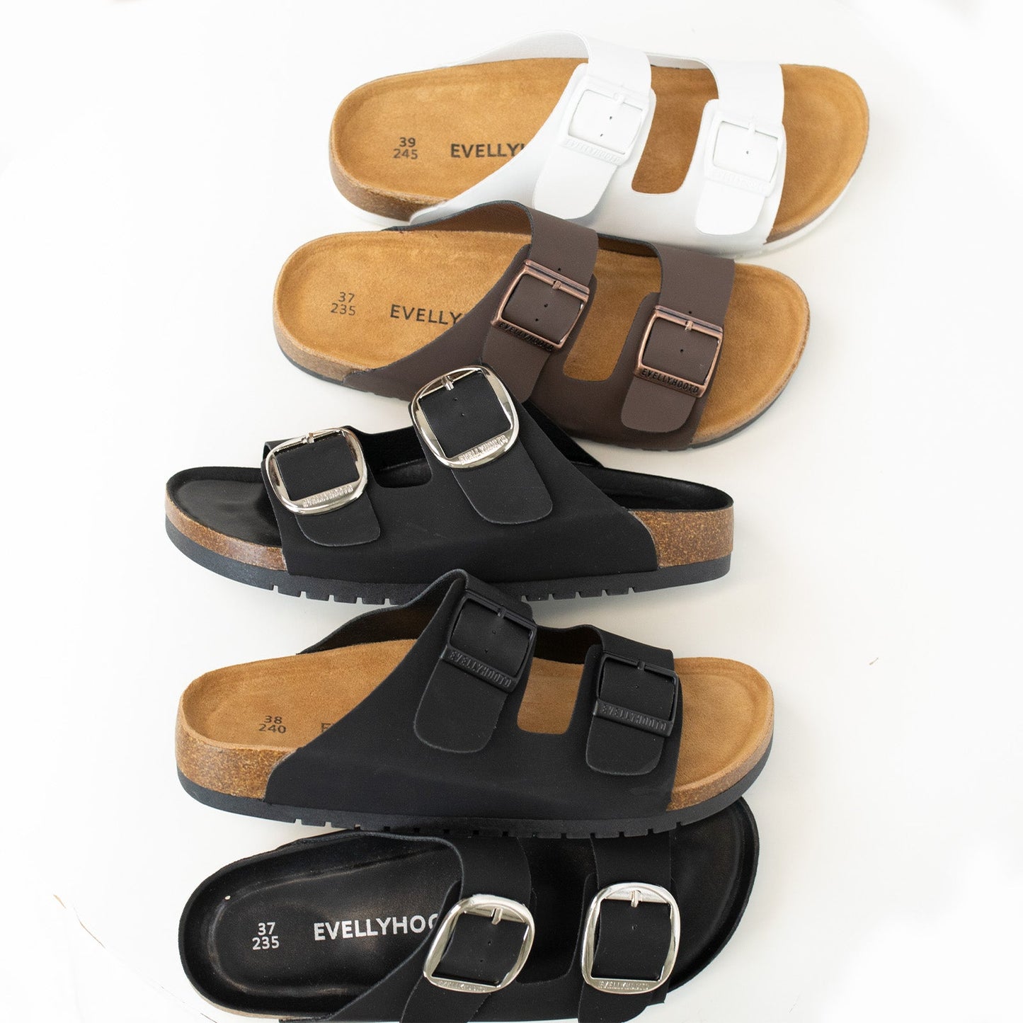 CERANO - Dual Buckle Cork Sandals