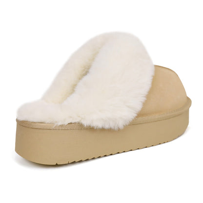 FLORENSA — Twin-Strap Fur Mules