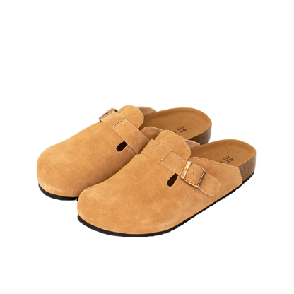 ARISOL — Suede Cork Clogs