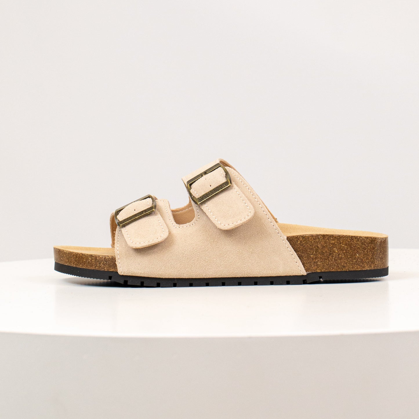 MARQUETE — Suede Dual Buckle Sandals