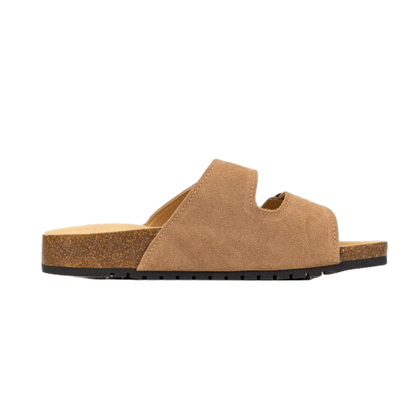 MARQUETE — Suede Dual Buckle Sandals
