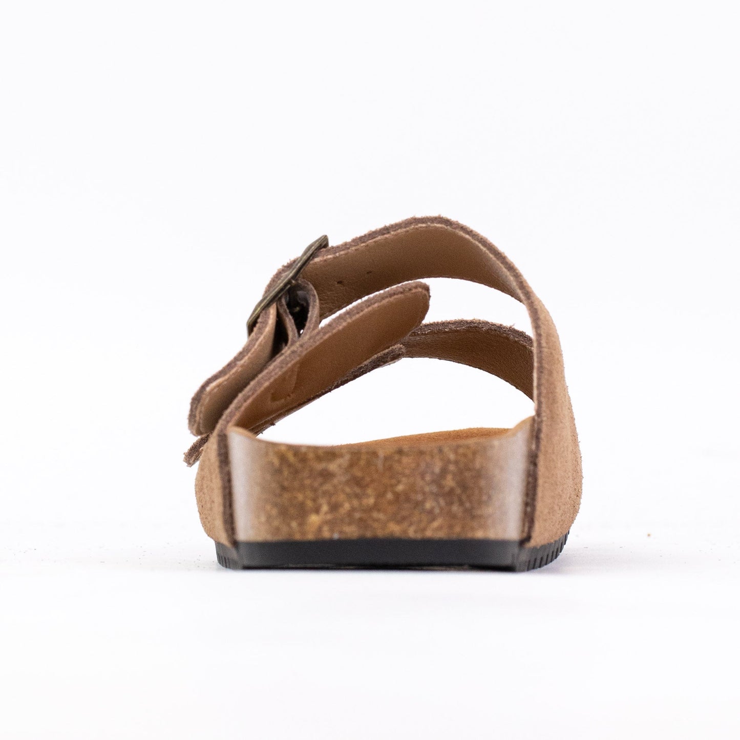 MARQUETE — Suede Dual Buckle Sandals